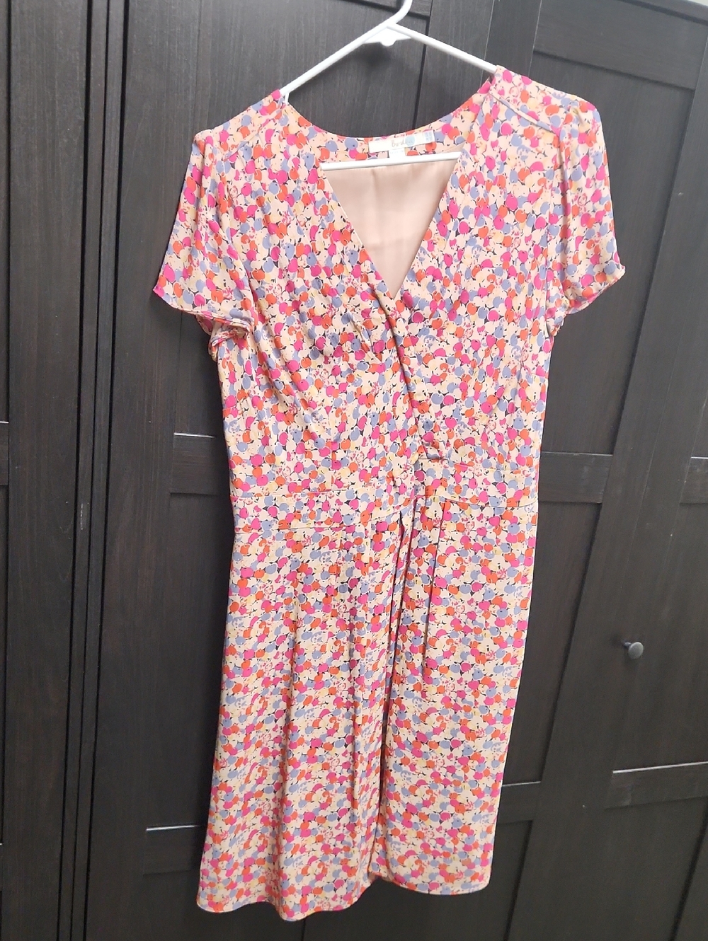 Boden Pink, Orange & Purple Floral Mini Dress